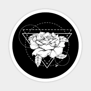 Rose Geometric Design Magnet